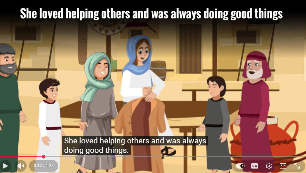 Dorcas the Kind Helper: How Small Acts of Goodness Led to a Big Miracle | Kids Bible Story Animation