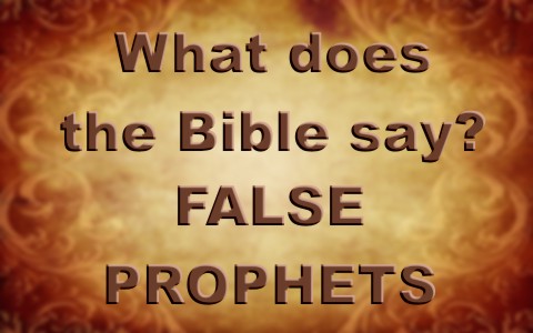 biblical warnings about false prophets